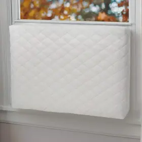 Acc41cdc-1 Innovations Large Beige Indoor Air Conditioner Cover With Double Insulation