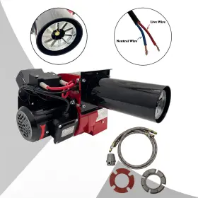 As-057081 Intbuying 220v 81-174kw Automotive Diesel Single Stage Fire Burner Machine 17260 Btu/lb