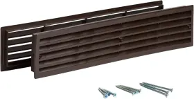 B09pytz28x Internal Vents Ca Door Vent For Interior Doors 16 7/8 Inch X 3 - Two Sided Louvers Bathroo