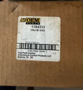 International Comfort Products 1184333 Icp Oem Gas Valve Natural