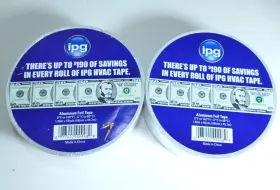 0-140f Ipg 077922999989 Aluminum Foil Tape 2 Rolls 1.88in X 50 100 Yds Total New Hvac