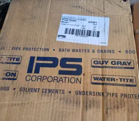 Ips Corporation 83301 15pcs Tub Box 11.5 Inch Od Plastic 7 Deep For Trap Drain