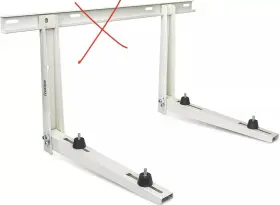 Ivasacmnt6 Ivation Outdoor Split Air Conditioner Bracket Heavy-duty Wall Mounting