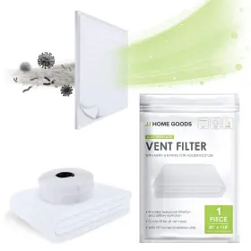 Jj-hg17 Jj Home Goods Air Vent Filters - 20 Inch X118 Makes 50 With 197 Installation Tape Electr