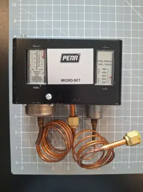 P70sa-1c Johnson Controls Pressure Control 1-pole 12-80 Psi Micro-set
