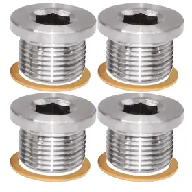 Al4-498-spp Joytube M18 X 1.5 Plug With Inner Hex Head Universal Fit Brass O-ring Fo