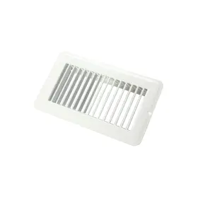 02-28945 Jr Products 075681528945 Undampered Floor Register - 4 Inch X 8 White