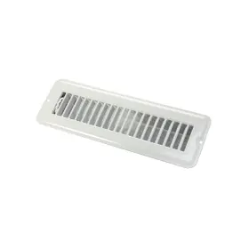 02-28905 Jr Products 756815289054 Dampered Floor Register - 2 Inch X 10 White