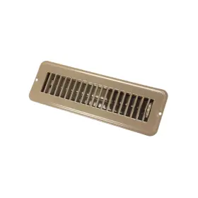 02-28915 Jr Products 756815289153 Dampered Floor Register - 2 Inch X 10 Brown
