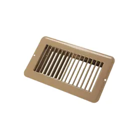 02-28955 Jr Products 756815289559 Undampered Floor Register - 4 Inch X 8 Brown