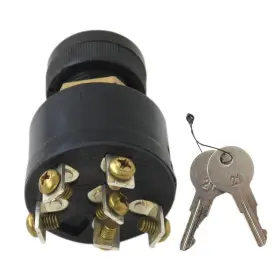 7-1150 Jrshome Boat Ignition Key Switch Push To Choke For Mercury Outboard Off-on-start 6 Te