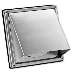 Kbkd-usa-004 Keibikeidi Square Cowled External Air Vent Wall 100mm-4 Inch Stainless Steel Cushio