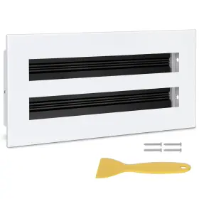 Kelegaan 749874585229 10x4 Modern Ac Vent Cover Decorative White Air Duct Opening Cutout A