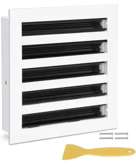 B0fmd9mmd4 Kelegaan 10x10 Modern Ac Vent Cover Decorative White Air Duct Opening Cutout All