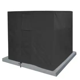 Khomo Gear 313098627661 Black Air Condition Weatherproof Heavy-duty Protector Cover