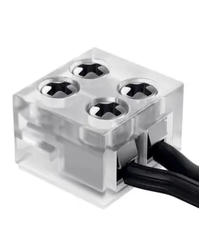 1tbtwsclr Kichler 2 Qty Terminal Block Led Tape Light 6ft Supply Wire Plastic Etl
