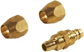 115314m Koki Holdings America Ltd Poly Air Hose Splicers Repair Kit 3/8 Inch Brass