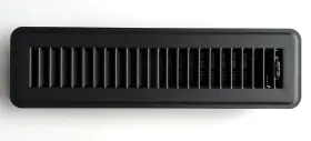 Kompell Aire 963063159459 Heavy Duty Steel Floor Vent With Beautiful Black Matte Finish. Fits In 2 X 12