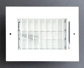 K110m0604-0501 Kumpel Aire 6 Inch X 4 Adjustable Blade Sidewall Ceiling Register Vent Cover Diffuser Heavy Dut