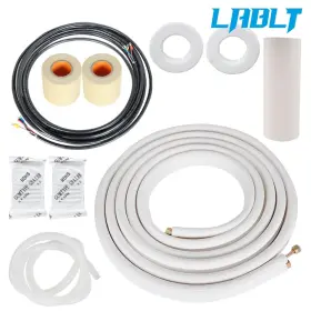 Lablt Om249066oc White Install Kit For Mini Split Heat Pump Systems 25ft 3/8 Inch -5/8 Diameter