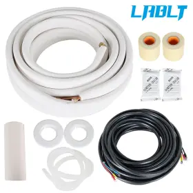 Om249102oc Lablt 50 Ft 1/4 Inch - 3/8 Dia. White Install Kit For Mini Split Heat Pump Systems