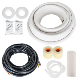 Qs442864qr Lablt 50 Ft Install Kit Fits For Mini Split Heat Pump Systems 1/4in - 1/2in Dia