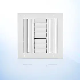 Laminaire 709036385411 8 X Duct Hole Vent Cover. 4 Way Aluminum Curved Blade Adjustable Air Sup
