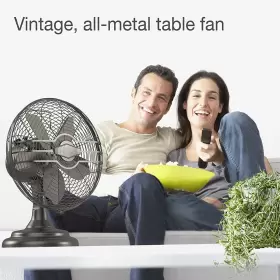 R12210 Lasko Oscillating Table Top Fan Portable 3 Quiet Speeds For Bronze #2