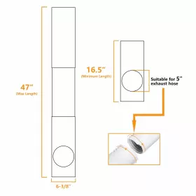Lbg Products 795749426241 Portable Air Conditioner Window Seal Plates Kit Vertical Ac W Inch #2