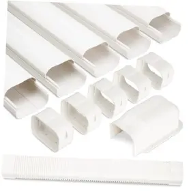 Lck03 Leeshi 4 Inch W 9ft L Line Set Cover For Mini Split And Central Air Conditioners