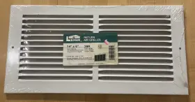 Leigh 023301291465 Return Air Grille Sidewall 14 Inch X6 Opening 29r Grilles White