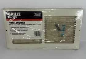 No.29r Leigh Grille Wall Mount 12x6 Duct Opening Overall Size 13-1/4 X 7-1/4 By