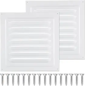 Am553512 Lemecima 2 2pcs Attic Vents Gable Aluminum Wall Vent Metal Shed With Screen Mesh