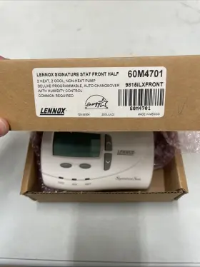 60m4701 Lennox Signature Stat Front Half Only 2 Heat Cool Non Pump