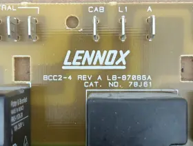 Lb-87086a Lennox Bcc2-4 Rev A Furnace Control Board 78j61 #3