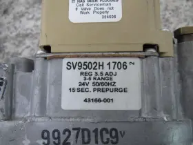 Sv9502h1706 Lennox / Honeywell 43166-001 70l53 Smartvalve Smart Valve Furnace Gas #2