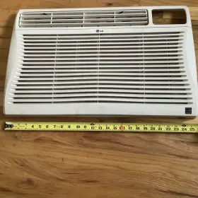 3530a10213 Lg Room Ac Front Cover/ Grill 25-1/2 Inch X 16-1/2 Inside With Filter And Louvers