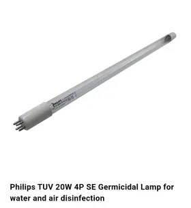 Lse-tuv20wt5 Lse Lighting 4p.se Tuv 20w T5 4p-se Ultraviolet Uvc 254nm Bulb 17 Inch Long Tuv20wt5