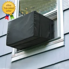 Luxiv 313104945932 Window Air Conditioner Cover Outdoor Outside Ac Unit Black D