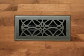 Madelyn Carter Mck-410-nkl-emp Contemporary Empire Style Vent Cover Solid Cast Brass Interio
