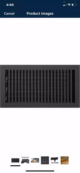 Mcs-614-nkl-m Madelyn Carter Artisan Brushed Nickel 6x14 Vent Cover