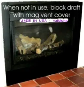 Bmvc4x38 Magnum Magnet 2 - 4 Inch X38 New Heavy Duty Magnetic Fireplace Vent Covers Most Powerful Usa Made