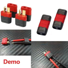 Makerdoit 889838568124 T Plug Connector Upgrade Version 15 Female Males 15pair #2