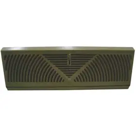 4mjv7 Manufacturer Varies Baseboard Register 12 In W X 2 H Opening Brown Steel One-way Surface