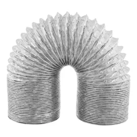 Fxl0011-a Manufacturing Group 4-inch X 8-feet Flexible Aluminum Foil Air Connector For Exhaust Vent Cylindric