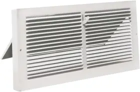 Rg0115 Manufacturing 12 X 6-inch Steel Painted Baseboard Register White