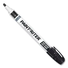 96823 Markal 5447 Paint-riter Valve Action Paint Marker Black 1/8 Inch Tip Medium