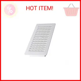 Pl410-wh Markenlos Decor Grates Floor Register 4x10 Inches White