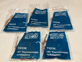 72236 Mars 72230 72224 Thermocouple W Adapters Universal Gas Furnace Water Heater Assorted New 5 Pack