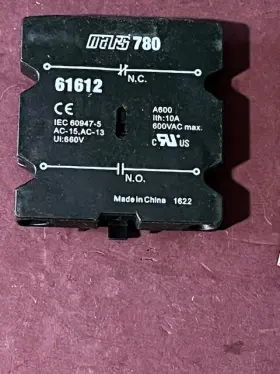 780-61612 Mars 780 61612 Side Mounted Auxiliary Switch 1n.o. - 1n.c